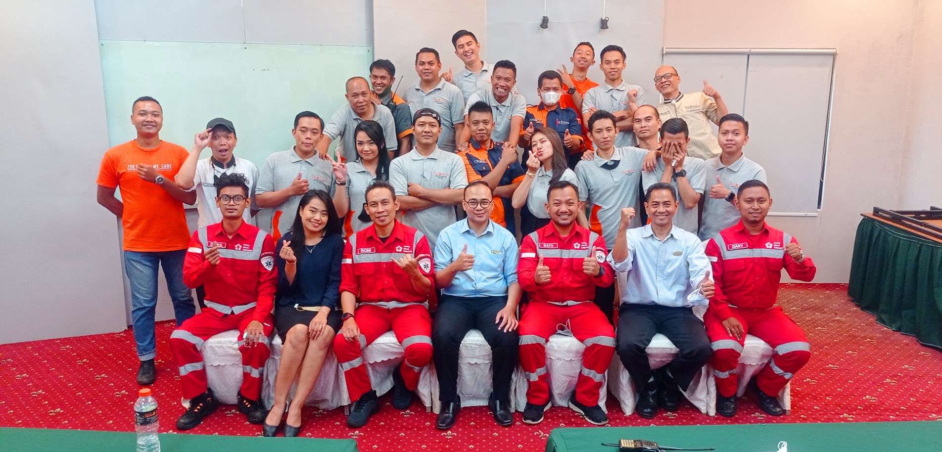 first aid pelatihan diklat PMI PMR KSR relawan padang korps Red Cross Indonesia website